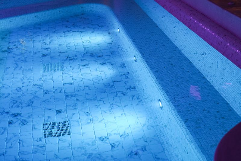 Pool Lighting at Night