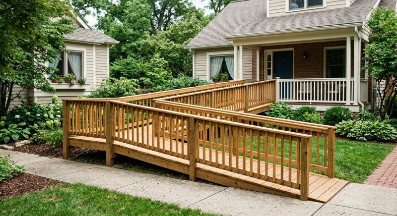 Wood Ramp Installation in Kansas City, KS